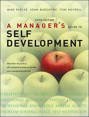 A Manager's Guide to Self-Development by Pedler, Mike