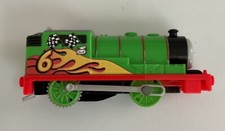 Thomas Train Trackmaster Racing Checkered Flag Percy 6 Engine Tested Working