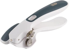Zyliss E930043 Can Opener Lock and Lift, Plastic/Stainless Steel, White/Grey, Ma