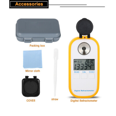 0-30% TDS Digital Coffee Concentration Refractometer Tester  Meter Straw