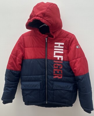 Tommy Hilfiger Red And White Jacket Tommy Hilfiger Jacket Boys L