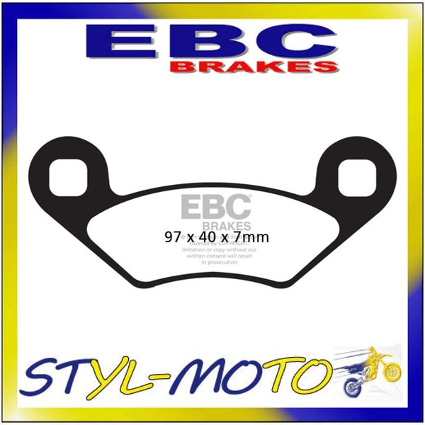 FA159TT BeläGe Sinter Vorne EBC Polaris Ranger 1999-image