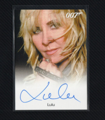 James Bond Autographs & Relics Autograph Auto Title Theme Song Singer Lulu