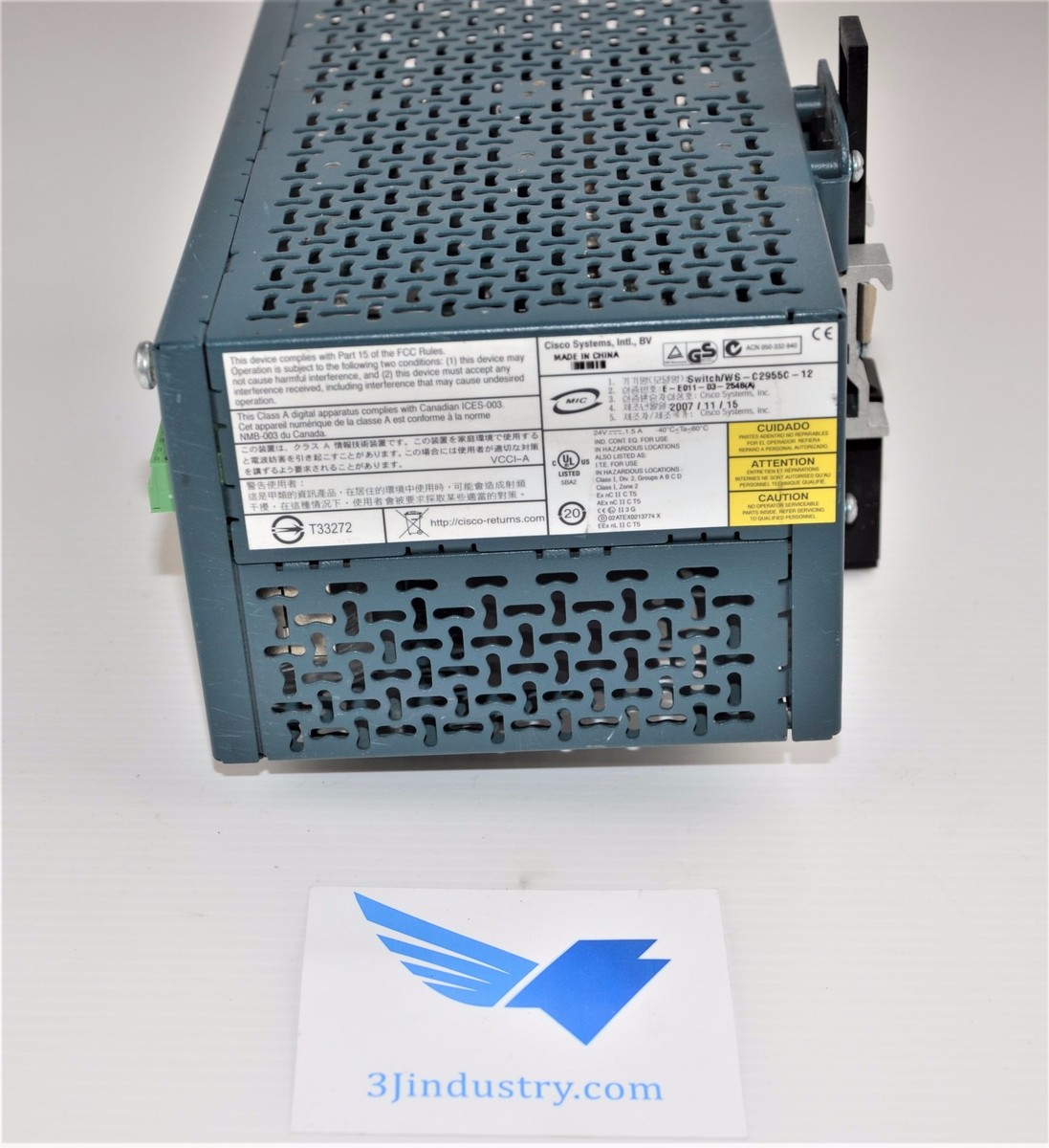 WS-C2955C-12 - 2955 CISCO Catalyst E-E011-03-254b (A) - Cisco