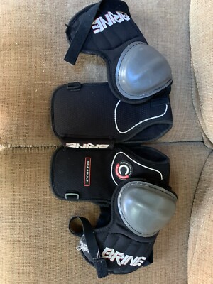 BRINE lacrosse pads (shoulder, chest, rib, gloves) 