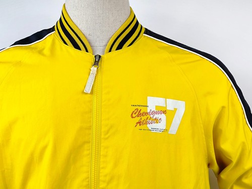 Chevignon Jacke 57 gelb Gr. L großes Rückenlogo - Bild 8 von 12