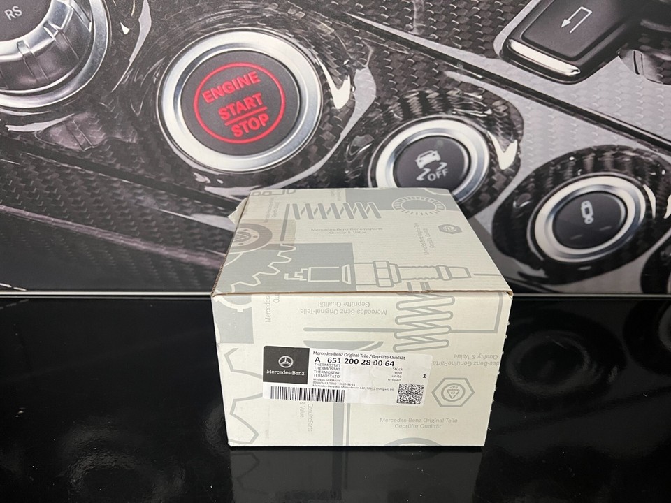NEW Genuine Mercedes Benz OM651 Engine Cooling Thermostat A6512002800 new-genuine-mercedes-benz-om651-engine-cooling-thermostat-a6512002800