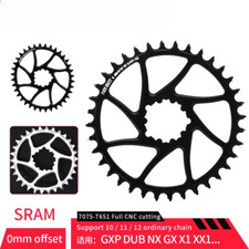 MTB/Gravel bicycle Narrow Wide round oval Chainring 30T-48T 0mm Offset