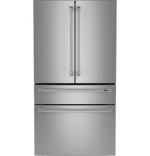 GE Cafe CJE23DP2WS1 36" Counter-Depth 4-Door French Door Smart Refrigerator