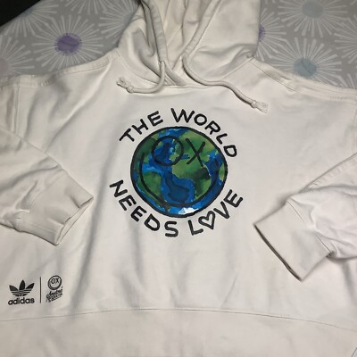 Adidas, Cropped Sweater, The World Needs Love, Gr.38