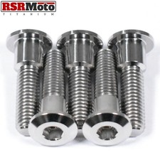 Suzuki RF600R RF900R Titanium Rear Brake Disc Rotor Bolts, 1993-1997