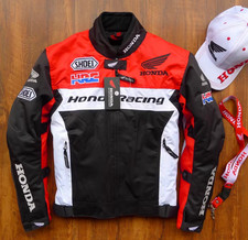 Neu Honda HRC Herren Breathable Motorcycle Ja...