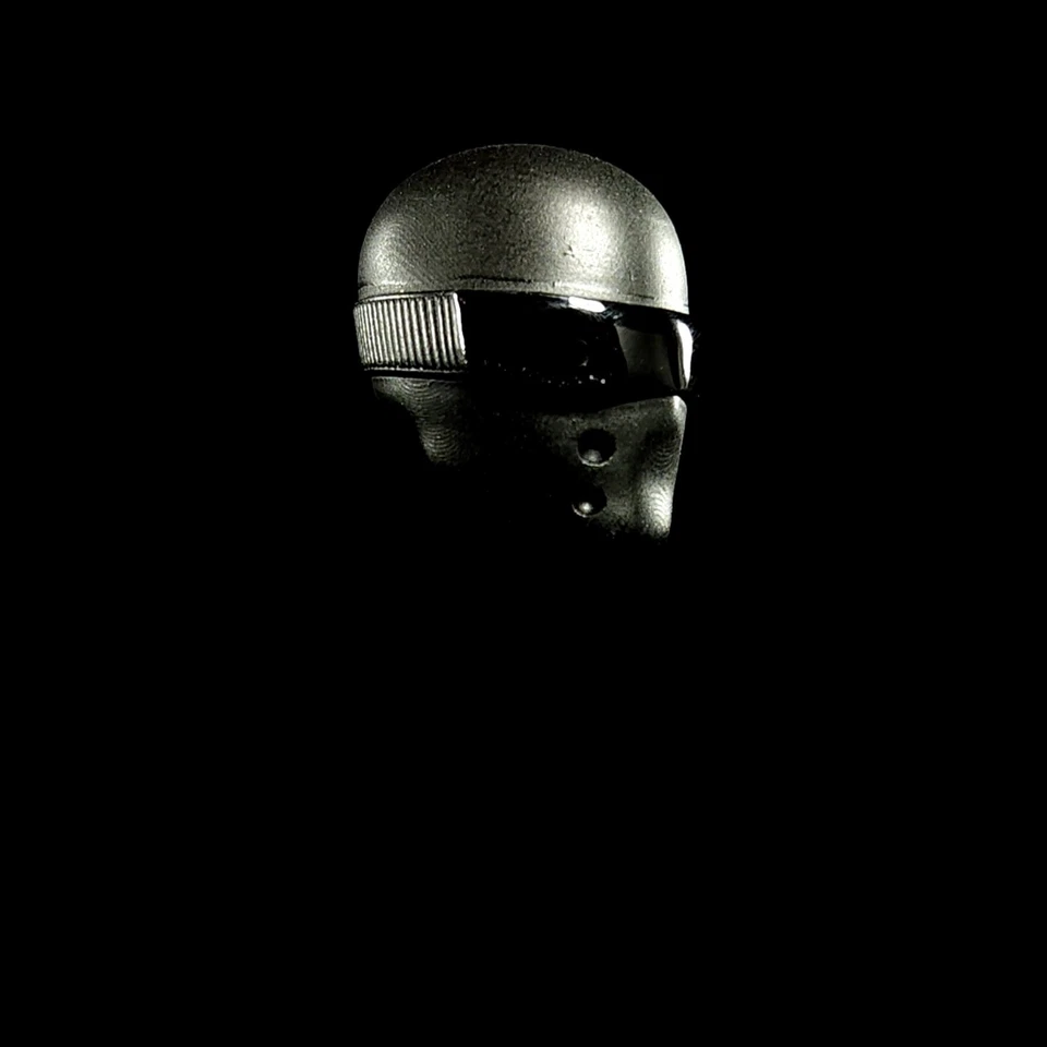 Escultura personalizada G.I. Joe Commando Cabeza Ojos de Serpiente Impresa en 3D MEZCO One Twelve 6" Foto 3 de 4