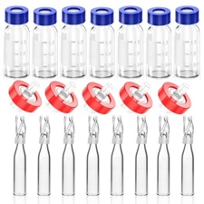 4000pcs 2mL Vials & Caps, 250uL Vial Inserts, 0.22um/0.45um PTFE Syringe Filters
