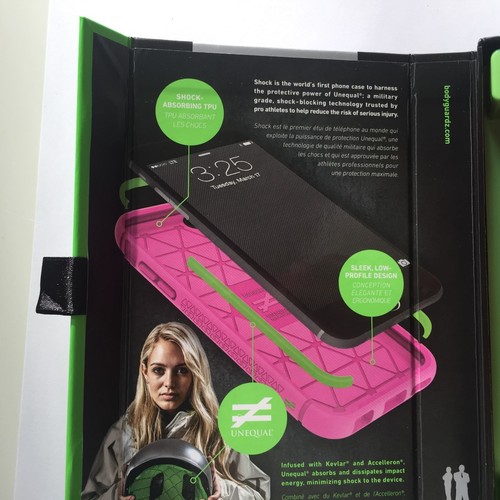 Bodyguardz Shock Case Unequal Technology iPhone 6 Plus 6S Plus - Pink Brand New - 第 8/9 張圖片