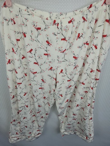 Secret Treasures Super Soft Red Cardinal Plush Pajamas Size 2X (18W-20W) - Picture 12 of 14