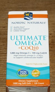 NEW Nordic Naturals Ultimate Omega + CoQ10 1000 mg Diet ...