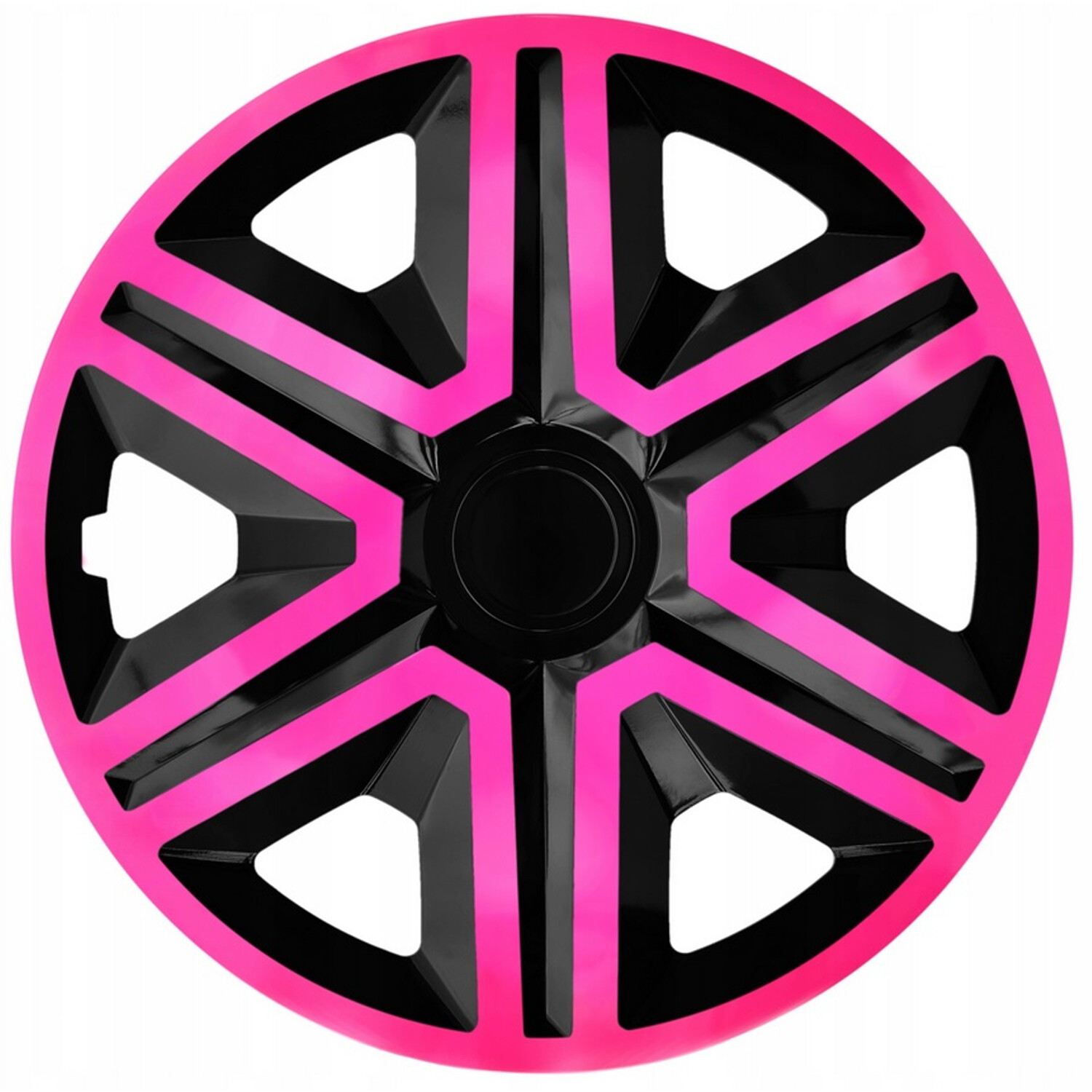 Enjoliveurs 14" noir et rose pour rénover les jantes en tôle