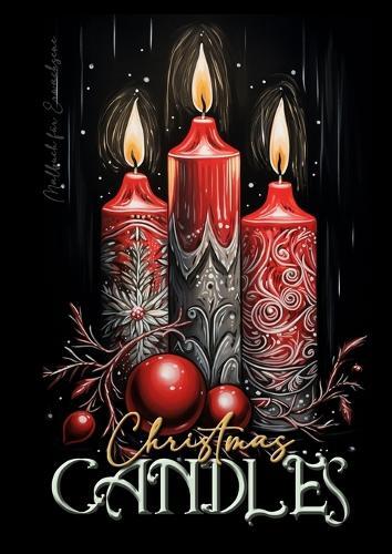 Monsoon Publishing Christmas Candles Coloring Book for Adults (Tascabile)