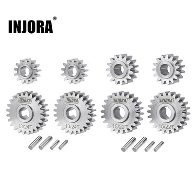 INJORA Stainless Steel Portal Gears for 1/18 RC Crawler Redcat Ascent 18 Upgrade