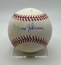 Bill Moose Skowron Signed OMLB Rawlings Baseball New York Yankees