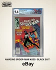 The Amazing Spider-Man #252 Marvel Comics 5/84 Black Suit CGC 9.6 Newsstand