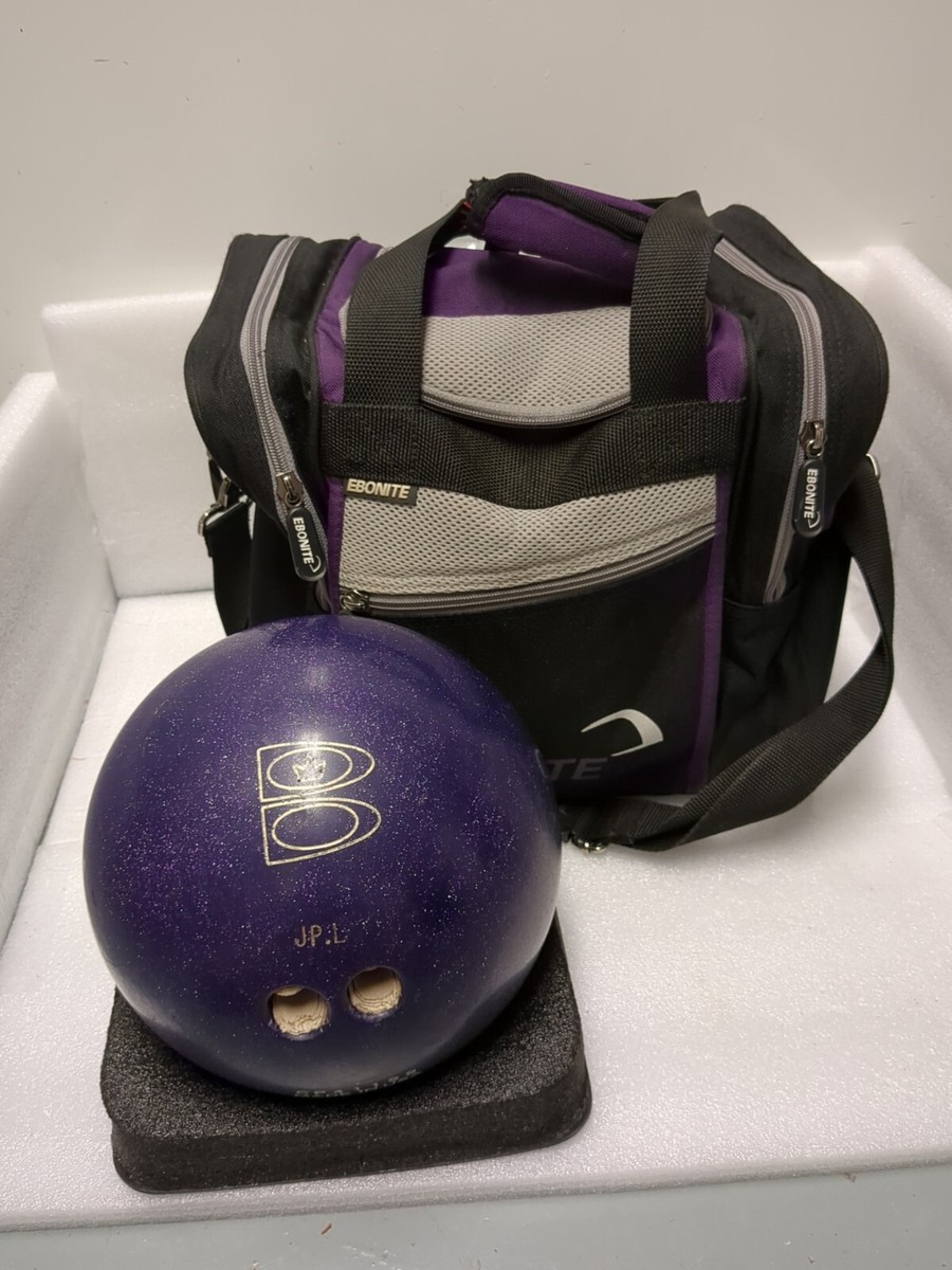 Vintage 13lbs Brunswick Z Zone Bowling Ball Purple W/Vintage