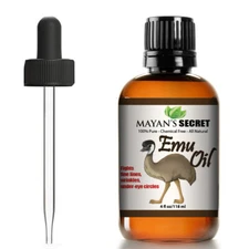 Mayan's Secret - Pure Emu Oil for Skin Healing Organic 4 fl oz Refined