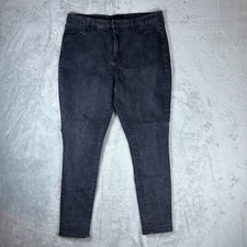 BUCKLE BLACK Fit No. 93 Ankle Skinny Jeans Womens Size 36 Black Stretch