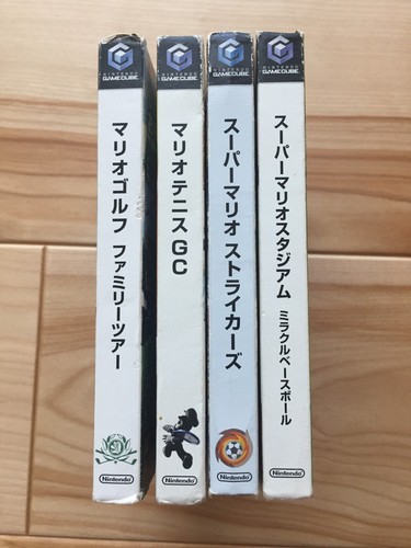Mario Tennis Golf Striker Football Baseball Gamecube Japan Nintendo NTSC-J Gc - Picture 3 of 12