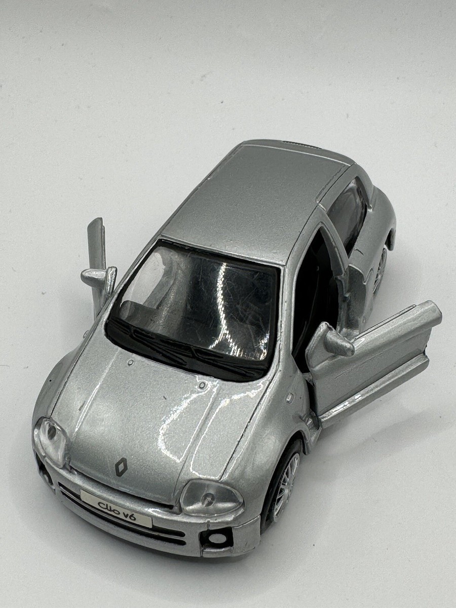 Renault Clio V6 Sport grey diecast model car MAISTO 1/39 | eBay