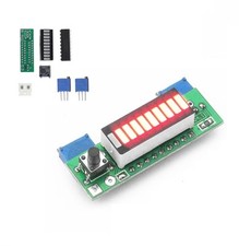Red Battery Capacity Power Level LED Indicator LM3914 for Li-ion Battery 3.7V