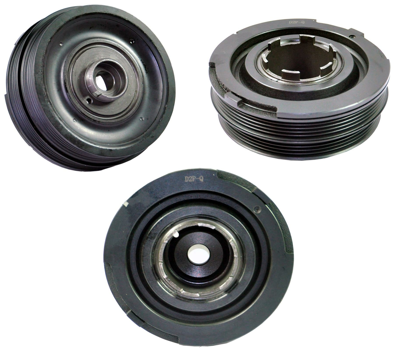 Crankshaft Drive Belt Pulley Damper For Land Rover Freelander, Rover MG ...
