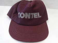 Vintage 1980's Contel Telephone Classic Logo Snapback Hat Men OSFA USA MADE
