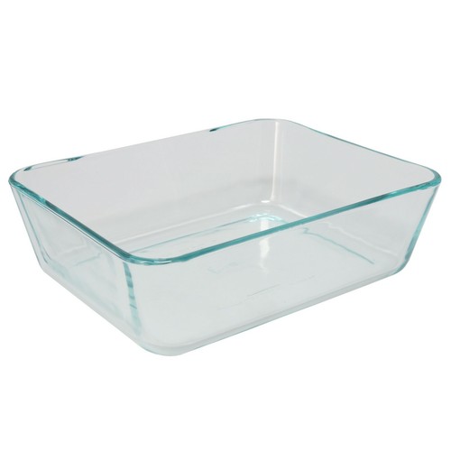 Pyrex 7212 Simply Store Rectangle 11-Cup Clear Glass Food Storage Dish - Afbeelding 1 van 2