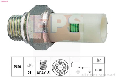 EPS 1.800.076 Oil Pressure Switch for ,DACIA,MITSUBISHI,NISSAN,OPEL,RENAULT,VAUX - Bild 1 von 3