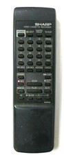 Sharp VCR Remote Video Cassette Recorder # GO...