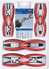 Knipex Snap Ring Pliers Set 00 20 04 V01 Set wiht 8 Psc.