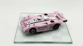 Tyco AFX Scotch House Open Cockpit Japanese Only 440X2 Pink #25 HO Slot Car