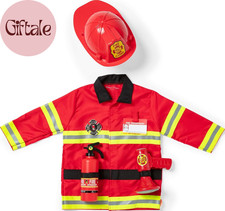 Melissa  Doug Fire Chief Role Play Costume Dress-Up Set