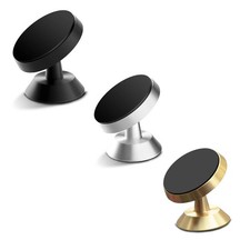 360  Universal Magnetic Car Mount   Dashboard Phone Holder Stand fits All Phones