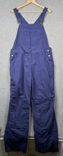 Duluth Trading Overalls Womens Large Purple Work Bibs Cargo Heirloom Gardening