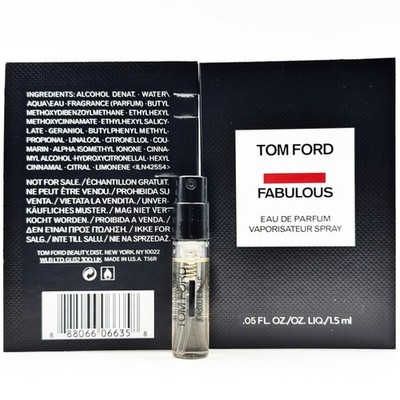 TOM FORD F*CKING FABULOUS EDP SAMPLE SPRAY 1.5ML / 0.05OZ Authentic