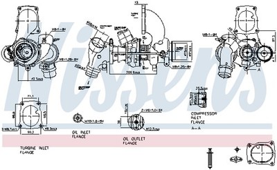1x NISSENS 93205 Lader Aufladung für Mercedes-Benz
