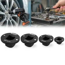 4PCS Low Profile Impact Socket Adapter Set for Tight Spaces for Automotive & DIY