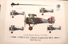 GLOSTER GAMECOK MK.I RAF Fighter, 5 Sets of Markings  CMR Resins 1/72