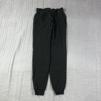 Lululemon Pants Womens 2 Black On The Fly Jogger Athletic Drawstring Pockets