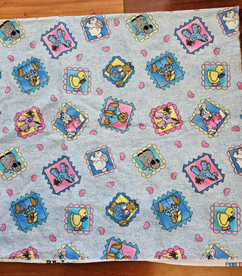 Fabric Chambray Ponies Jelly Bean Junction 1 and 3/8 yards x 42'' wide MM Fabrics