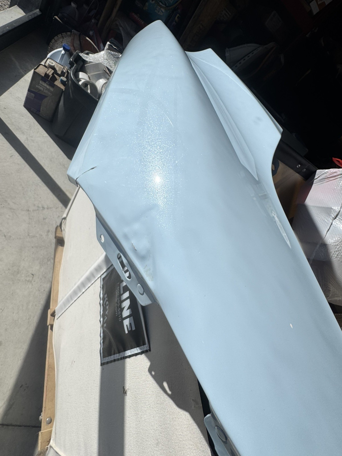 2020 MCLAREN 720S SPIDER FRONT RIGHT FENDER WING SHELL PANEL POLARIS BLUE *NOTE