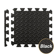 4 20Pcs Puzzle Fitness Mat, Eva Interlocking Foam Floor Tiles for Home Gym, Home
